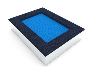 Trampoline TRA-O210-BZ - blue