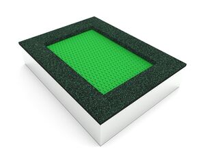 Trampoline TRA-O210-GZ - green