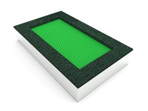 Trampoline TRA-O270-GZ - green