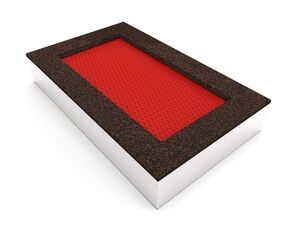 Trampoline TRA-O270-RZ - red