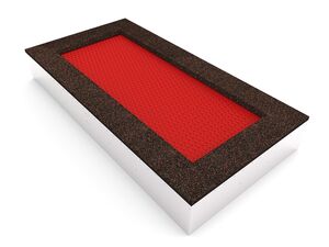 Trampoline TRA-O320-RZ - red