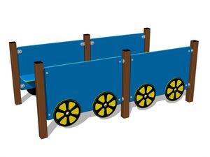 Double wagon - brown