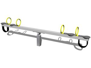 Four seat seesaw VH401KS - silver