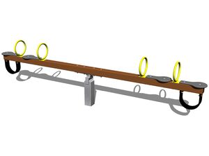 Four seat seesaw VH401KW - brown