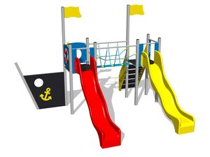 Game set ship UNK2031KS - silver
