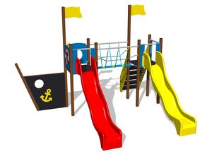 Game set ship UNK2031KW - brown