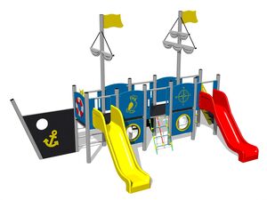 Game set ship UNK5005KS - silver