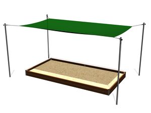 Shade cover for sandpit 4x2 m (adjustable) ZP421